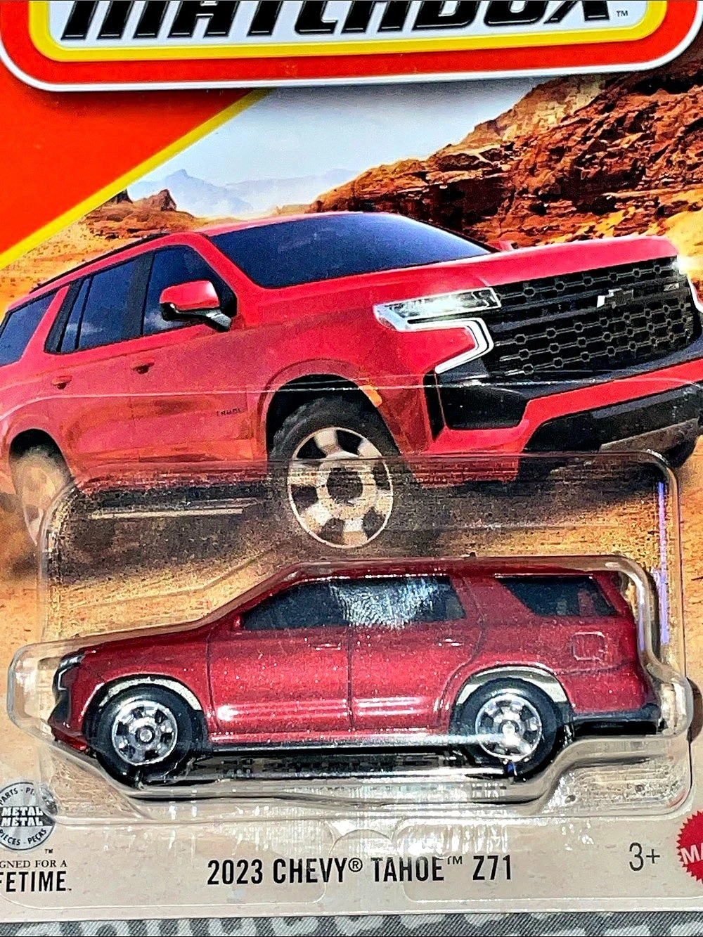 Matchbox 2023 Chevy Tahoe Z71 Red NWT Die-Cast Vehicle